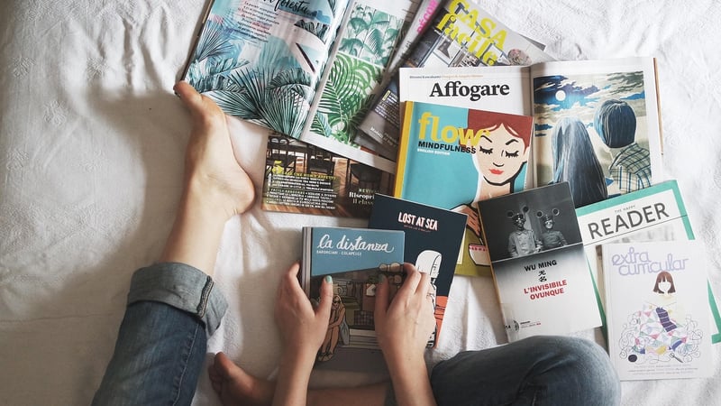 Create art from old magazines